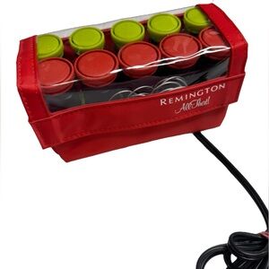 Remington All That! Electric‎ Hot Rollers 10 Hair Curlers Travel Case With Clips